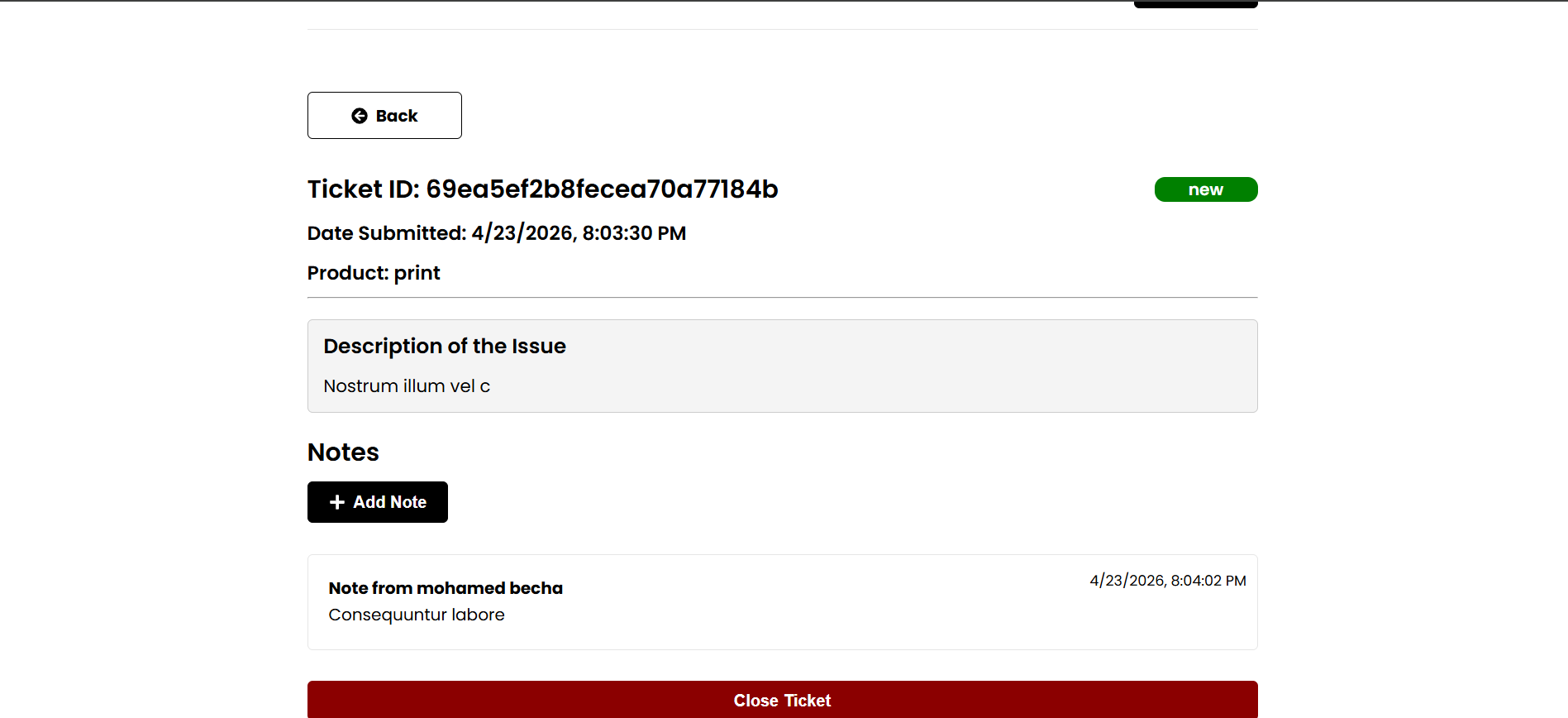 Support Desk Application-2